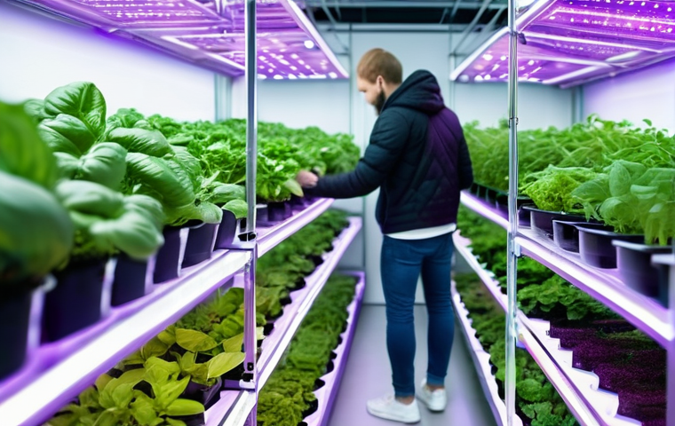세계 식량 안보와 지속가능성 - **Prompt 2: Cutting-Edge Agronomist Utilizing Technology in Russian Fields**
    A bright, dynamic s...